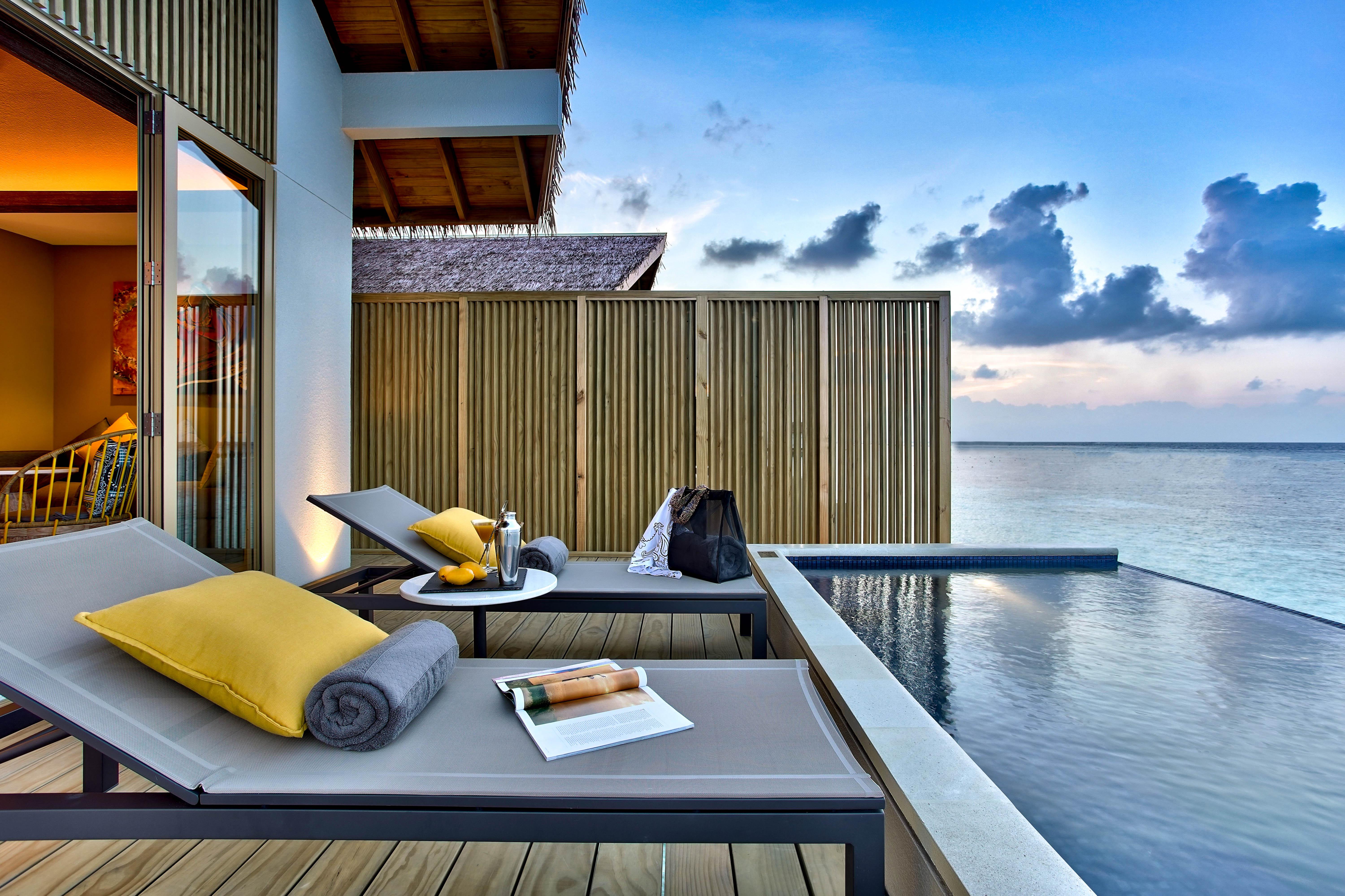 Hard Rock Hotel Maldives - Complimentary Roundtrip Speed Boat Transfer Until 31St October 2025 Emboodhoo Lagoon Ngoại thất bức ảnh The view from a pool villa at the resort