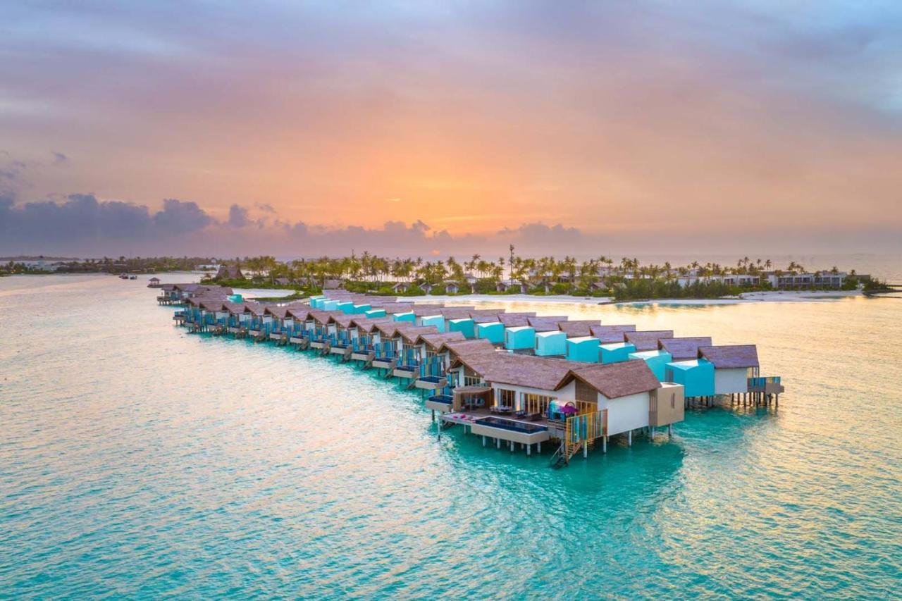 Hard Rock Hotel Maldives - Complimentary Roundtrip Speed Boat Transfer Until 31St October 2025 Emboodhoo Lagoon Ngoại thất bức ảnh Sunset at the resort