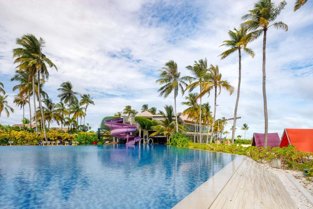 Hard Rock Hotel Maldives - Complimentary Roundtrip Speed Boat Transfer Until 31St October 2025 Emboodhoo Lagoon Ngoại thất bức ảnh The swimming pool at the resort