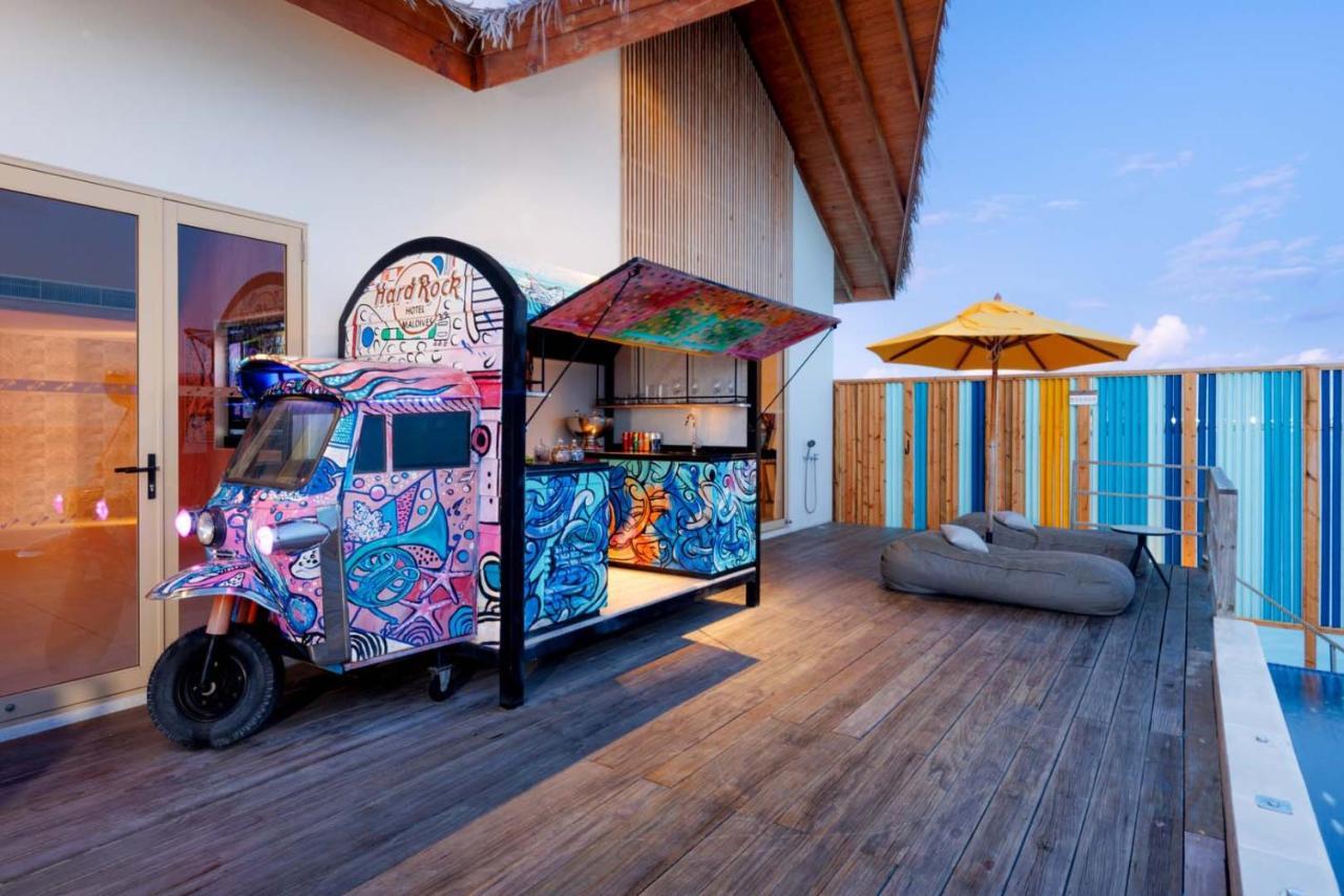 Hard Rock Hotel Maldives - Complimentary Roundtrip Speed Boat Transfer Until 31St October 2025 Emboodhoo Lagoon Ngoại thất bức ảnh The Deck at W Maldives
