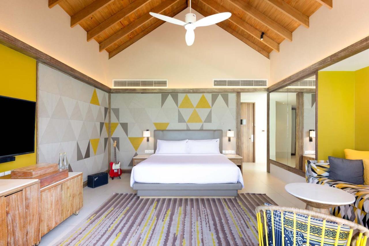 Hard Rock Hotel Maldives - Complimentary Roundtrip Speed Boat Transfer Until 31St October 2025 Emboodhoo Lagoon Ngoại thất bức ảnh A bedroom at the W Maldives
