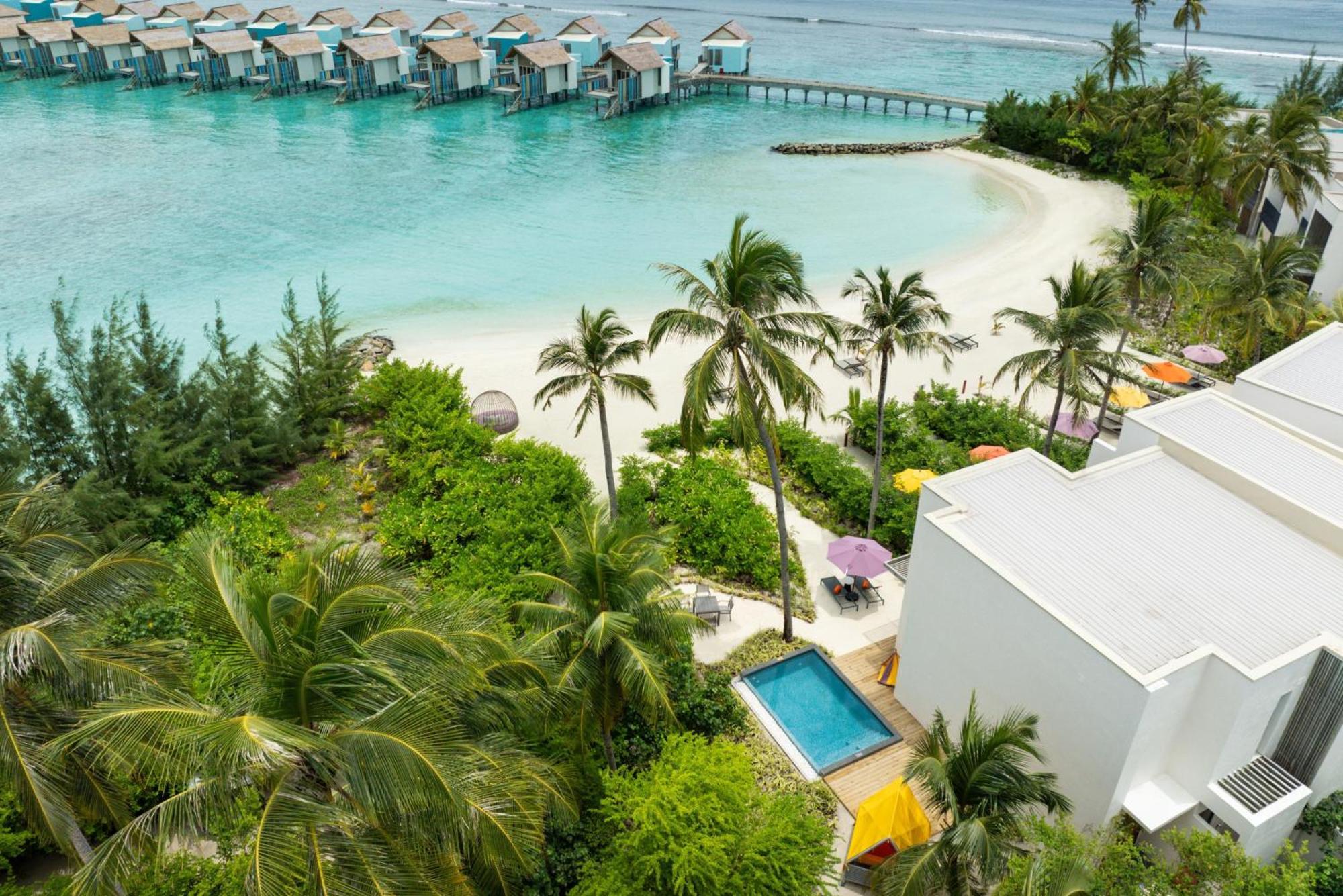 Hard Rock Hotel Maldives - Complimentary Roundtrip Speed Boat Transfer Until 31St October 2025 Emboodhoo Lagoon Ngoại thất bức ảnh The beach at the hotel